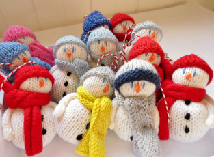 Картинка разное игрушки рукоделие снеговики