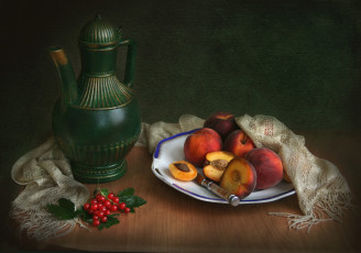 Картинка еда персики +сливы +абрикосы