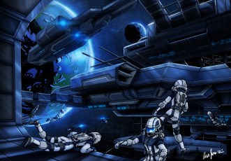 Картинка фэнтези космические+корабли +звездолеты +станции станция космическая будущее астронавты космос открытый