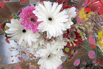 Картинка разное компьютерный+дизайн цветы