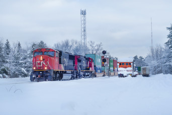 Картинка техника поезда локомотив рельсы