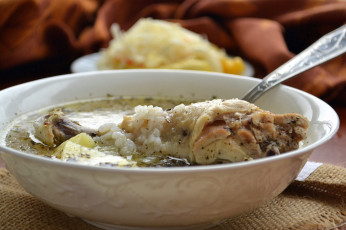 Картинка еда первые+блюда суп курица
