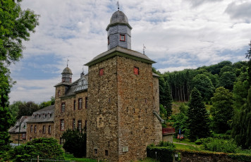 Картинка германия++мариенхайде+замок++gimborn города -+дворцы +замки +крепости германия мариенхайде замок gimborn лес