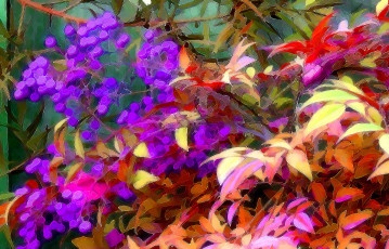 Картинка разное компьютерный+дизайн листья