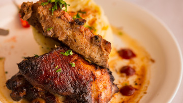 Картинка еда мясные+блюда мясо зелень