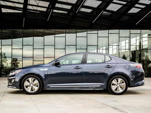 Обои картинки фото автомобили, kia, 2014, tf, hybrid, optima