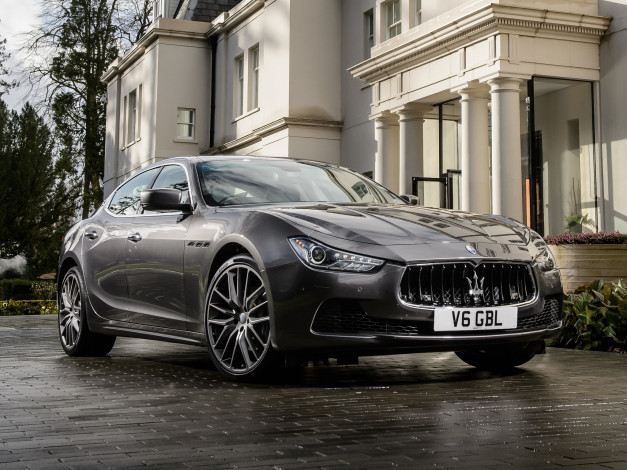 Обои картинки фото автомобили, maserati, 2013, uk-spec, ghibli