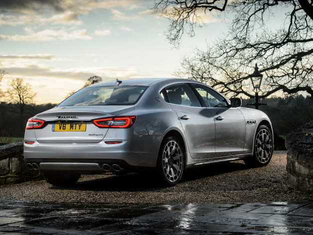 Обои картинки фото автомобили, maserati, 2013г, quattroporte, s, uk-spec