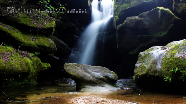 Обои картинки фото календари, природа, водопад