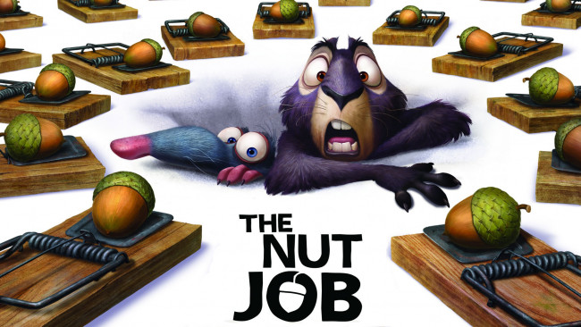 Обои картинки фото the nut job, мультфильмы, реальная, белка