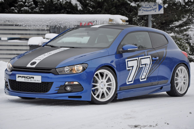 Обои картинки фото prior-design-vw-scirocco, автомобили, volkswagen, design