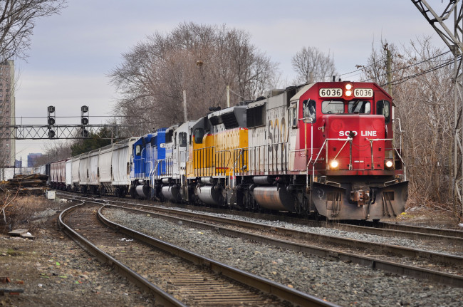 Обои картинки фото техника, поезда, рельсы, локомотив