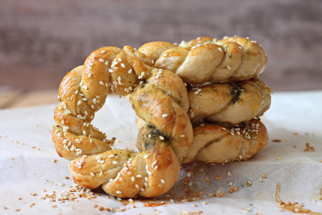 Обои картинки фото еда, хлеб,  выпечка, булочка