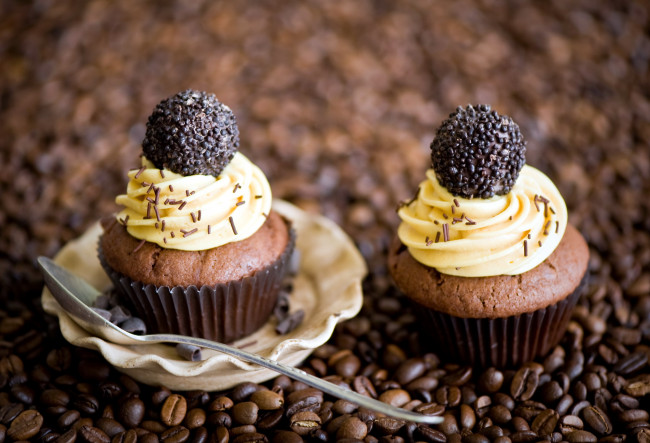 Обои картинки фото еда, пирожные,  кексы,  печенье, капкейки, кексы, зерна