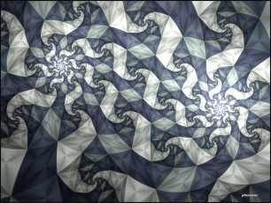 Картинка 3д+графика фракталы+ fractal цвета фон узор