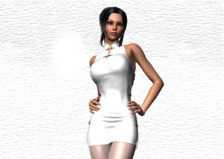 Картинка 3д+графика люди+ people фон взгляд девушка