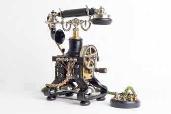 Картинка разное ретро +винтаж аппарат телефонный