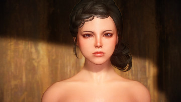 Картинка 3д+графика портрет+ portraits девушка фон взгляд