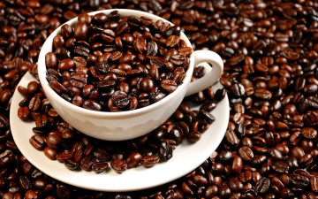 Картинка еда кофе +кофейные+зёрна чашка кофейные зёрна