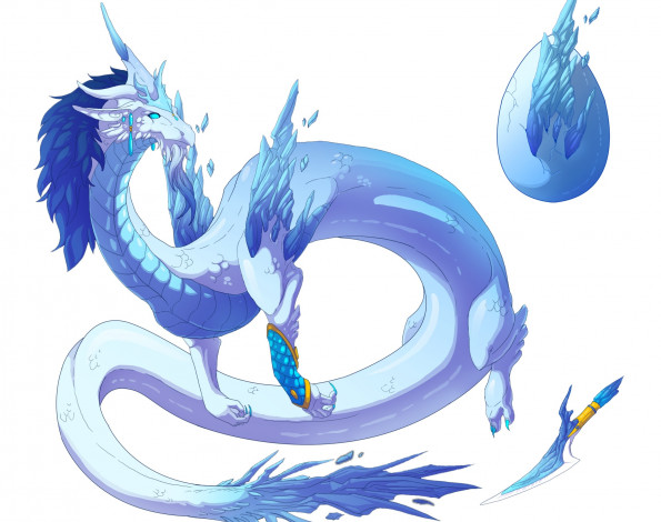 Обои картинки фото рисованное, животные,  сказочные,  мифические, фон, дракон