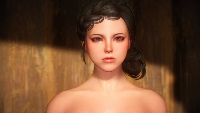 Обои картинки фото 3д графика, портрет , portraits, девушка, фон, взгляд