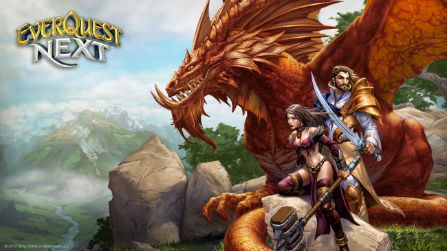 Обои картинки фото everquest next, видео игры, - everquest next, ролевая, онлайн, игра, next, everquest