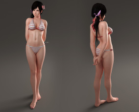 Картинка 3д+графика аниме+ anime фон взгляд девушка