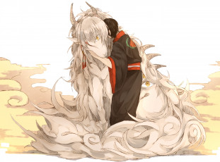 Картинка аниме hoozuki+no+reitetsu хакутаку хладнокровный хозуки