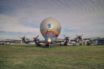 Картинка boeing+super+guppy авиация грузовые+самолёты супергрузовик