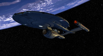 обоя космос, арт, планета, вселенная, полет, космический, корабль