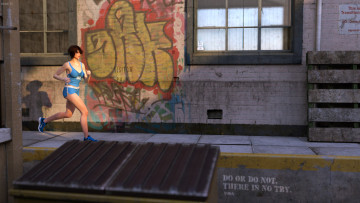 Картинка 3д+графика люди+ people девушка взгляд фон