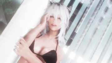 Картинка 3д+графика существа+ creatures фон взгляд девушка