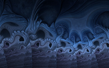 Картинка 3д+графика фракталы+ fractal цвета фон узор