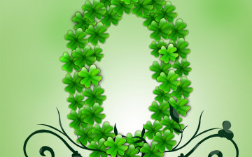 Картинка векторная+графика другое+ other фон узор цифра листочки