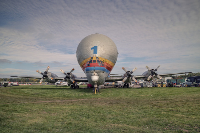 Обои картинки фото boeing super guppy, авиация, грузовые самолёты, супергрузовик
