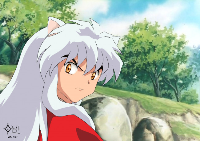Обои картинки фото аниме, inuyasha, инуяша