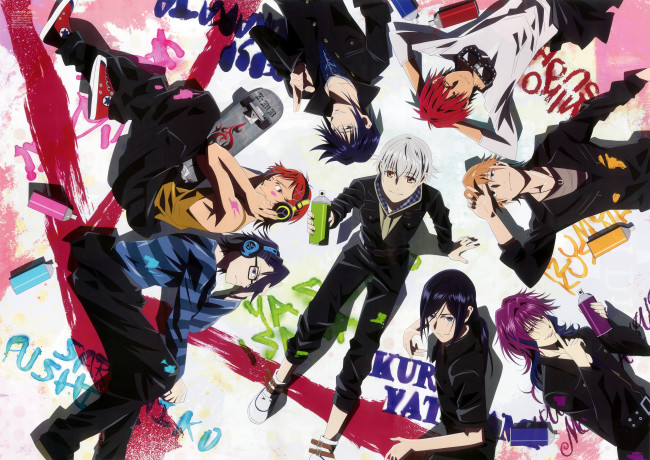 Обои картинки фото аниме, k project, проект, кей