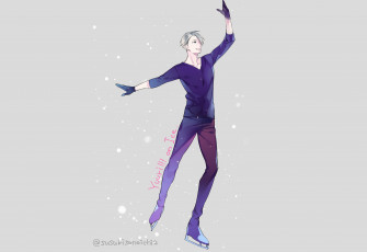 Картинка аниме yuri+on+ice victor nikiforov