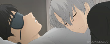 Картинка аниме yuri+on+ice виктор никифоров юри катсуки