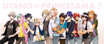 Картинка аниме uta+no+prince-sama парни