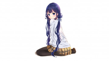 Картинка аниме masamune+shirow+ artbook девушка взгляд фон