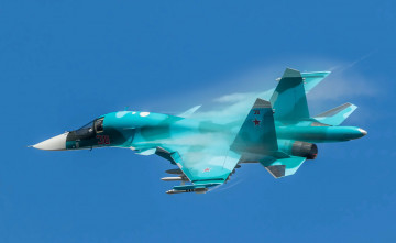 Картинка su-34 авиация боевые+самолёты истреьитель-бомбардировщик