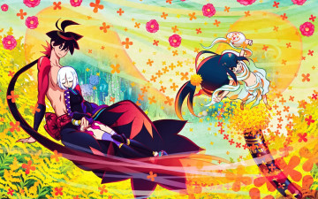 обоя аниме, katanagatari, персонажи