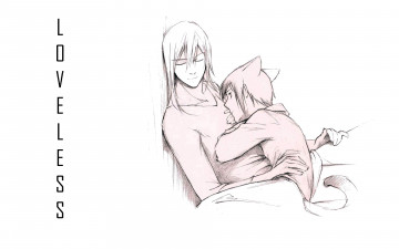 Картинка аниме loveless агатсума соби аояги рицка объятия пара нелюбимые