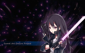 Картинка аниме sword+art+online девушка фон взгляд