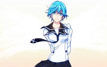 Картинка fuuka аниме фон взгляд девушка