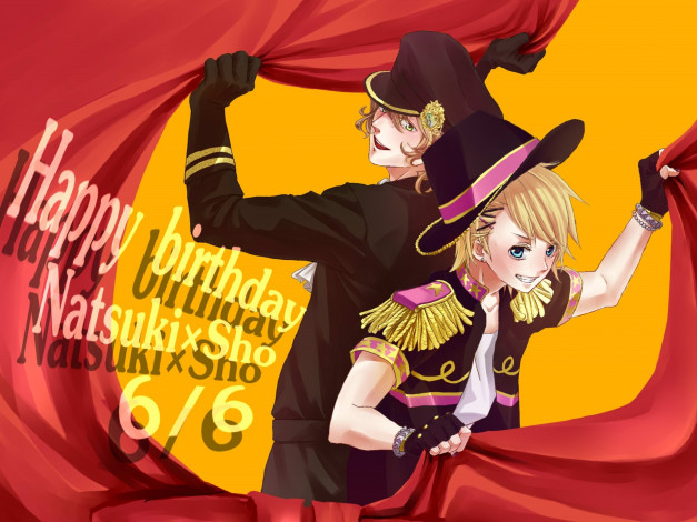 Обои картинки фото аниме, uta no prince-sama, парни