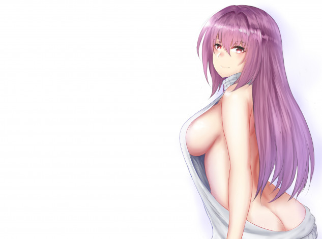 Обои картинки фото аниме, fate, stay night, scathach