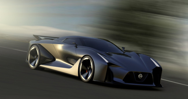 Обои картинки фото nissan gt-r concept 2020 vision gran turismo, автомобили, 3д, gran, turismo, vision, 2020, concept, gt-r, nissan