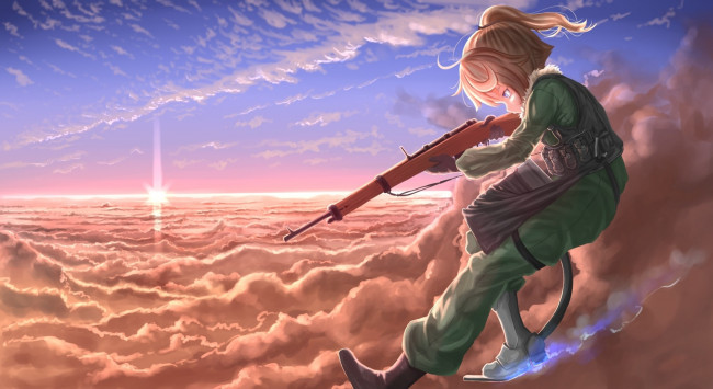 Обои картинки фото аниме, youjo senki, youjo, senki
